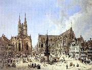 Domenico Quaglio Domenico Quaglio Braunschweig Altstadtmarkt 1834 Germany oil painting artist